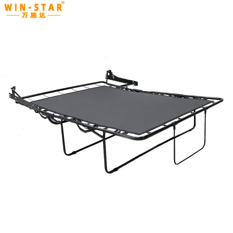 WINSTAR Durable canvas folding sofa bed frame slat bed mechanism