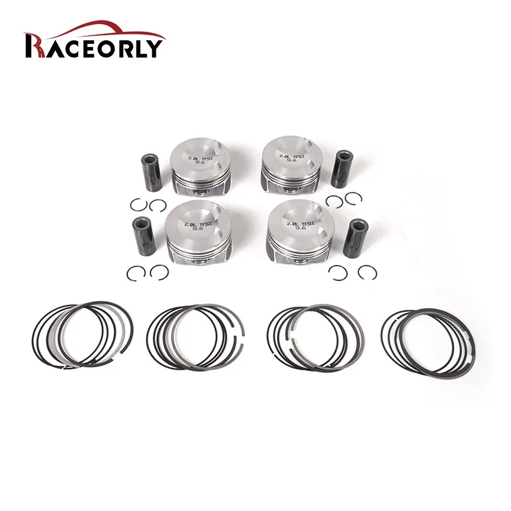 RACEORLY Head Gasket & Piston STD Pin Φ23mm Set For VW GTI Audi 2.0 CDN CCZ CCT