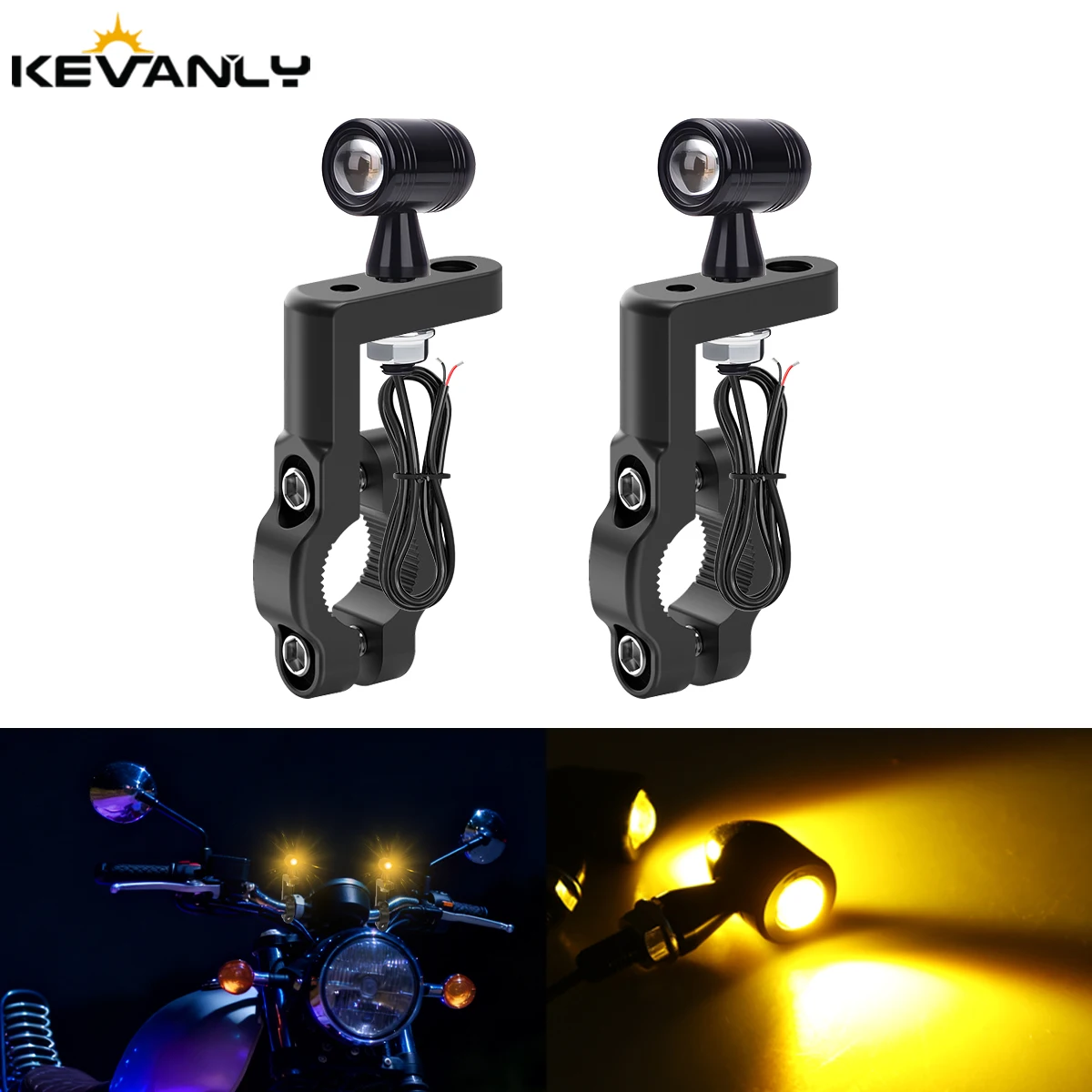 2Pcs Motorcycle Min… - image