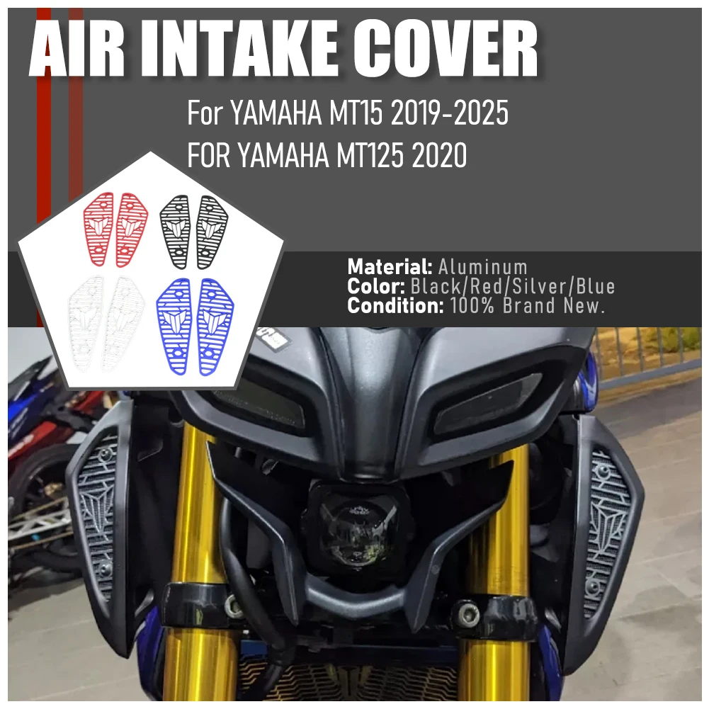 

MT 15 125 For Yamaha MT15 MT-15 2019 2020-2025 MT125 MT-125 2020 Motorcycle Accessories CNC Air Intake Cover Guard Protection