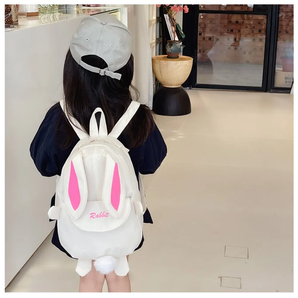 Koreaanse stijl schattig konijn rugzak grote capaciteit cartoon mochila kinderen schooltas kawaii nylon schattige schoudertas student