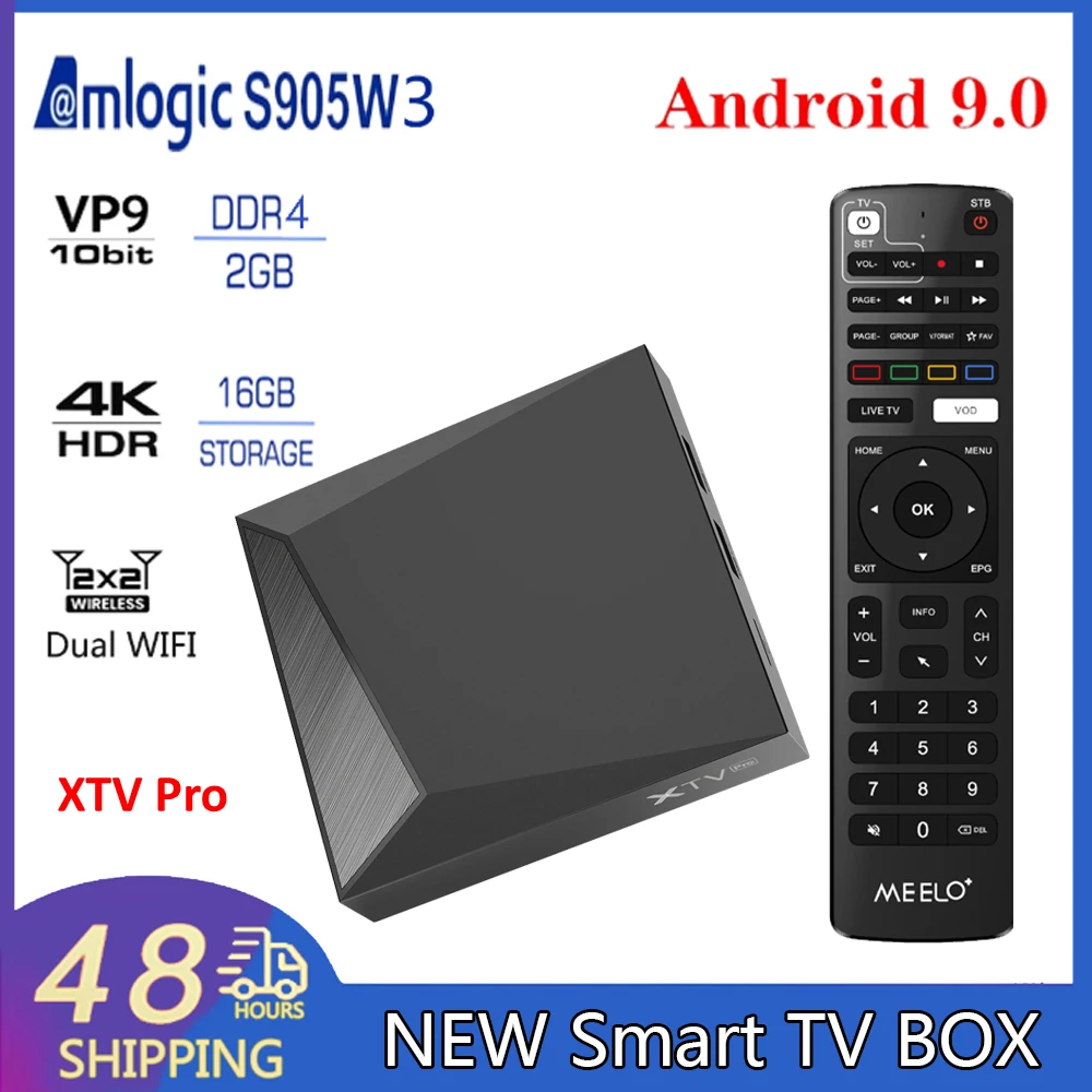 

Приставка Смарт-ТВ XTV PRO Amlogic S905X3, Android 1000, AV1 BT4.0