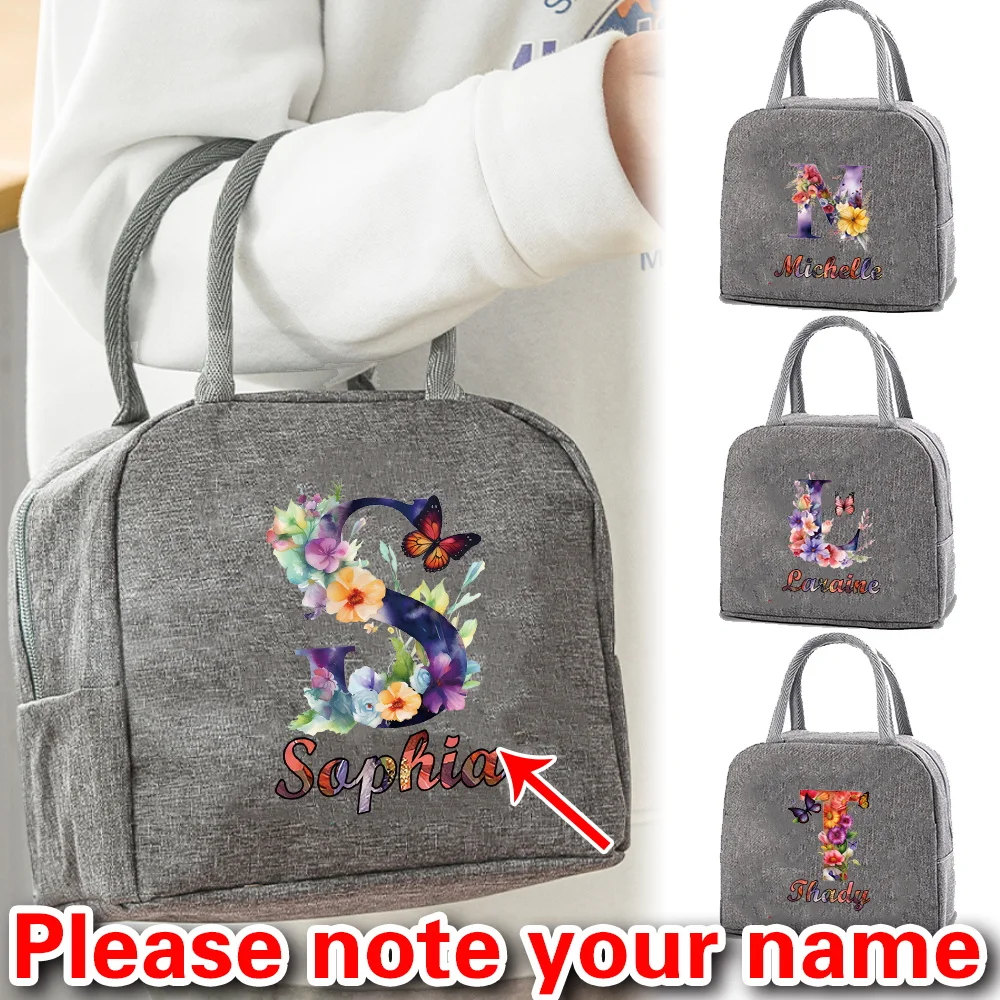 

Personalized Customized Insulated Lunch Bag Aluminum Foil Rice Bag Portable Picnic Food Storage Bag