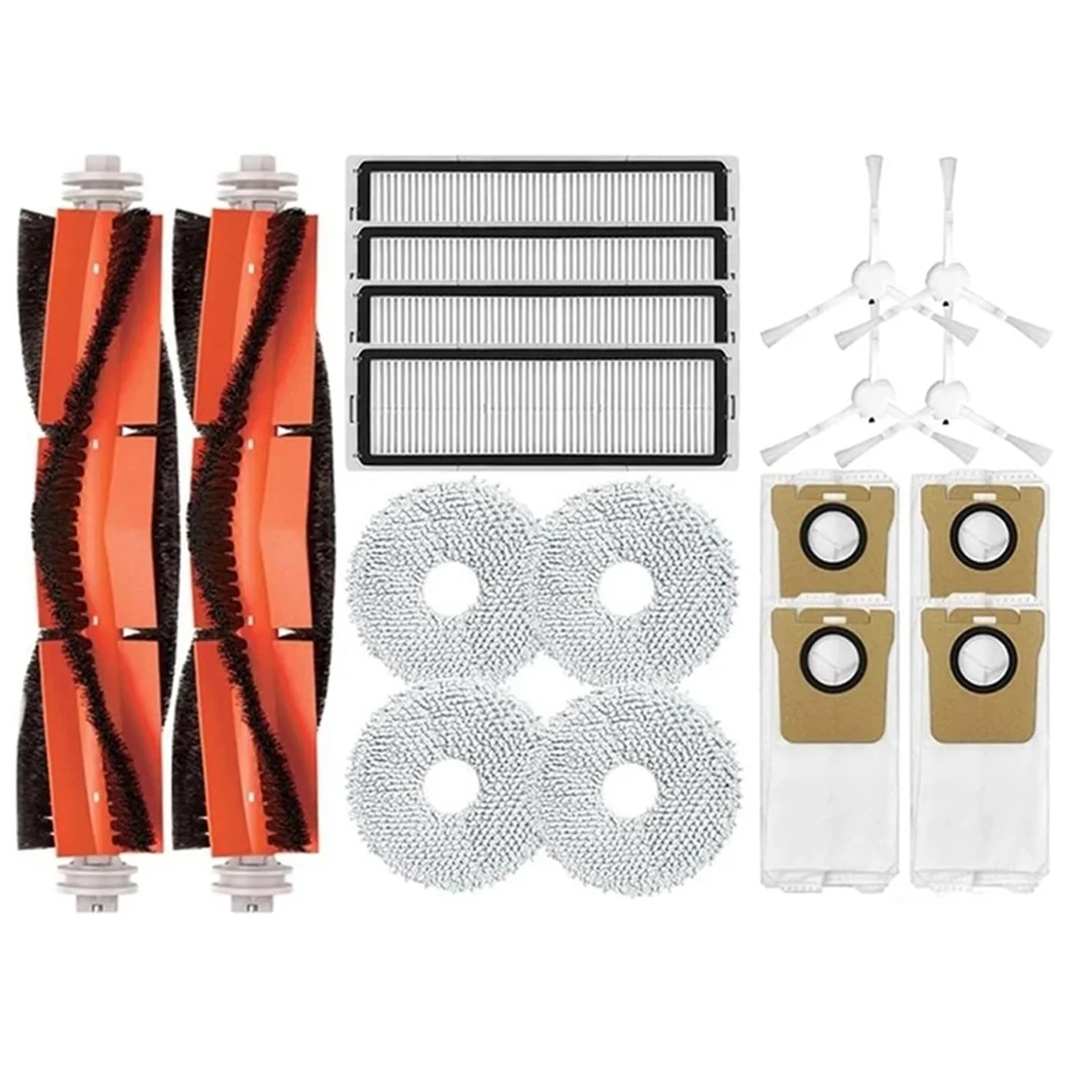 Для робота-пылесоса Xiaomi X10 + X10 Plus B101GL запасные части основная боковая щетка Hepa-фильтр мешок для пыли тряпка для швабры
