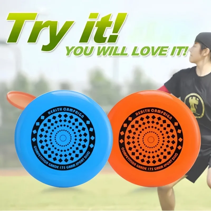 NONE Professionelle ultimative Flugscheibe für Kinder und Erwachsene – Outdoor-Sport, Strandcamping, Disc Golf, tragbares 27 cm drehbares Spielspielzeug