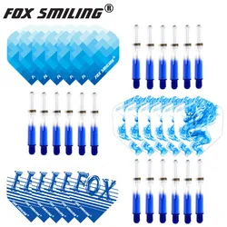 Fox Smiling  Nylon Dart Shafts And Popular Nice Pattern Darts Flights Dart Accessories For Soft And Steel Darts