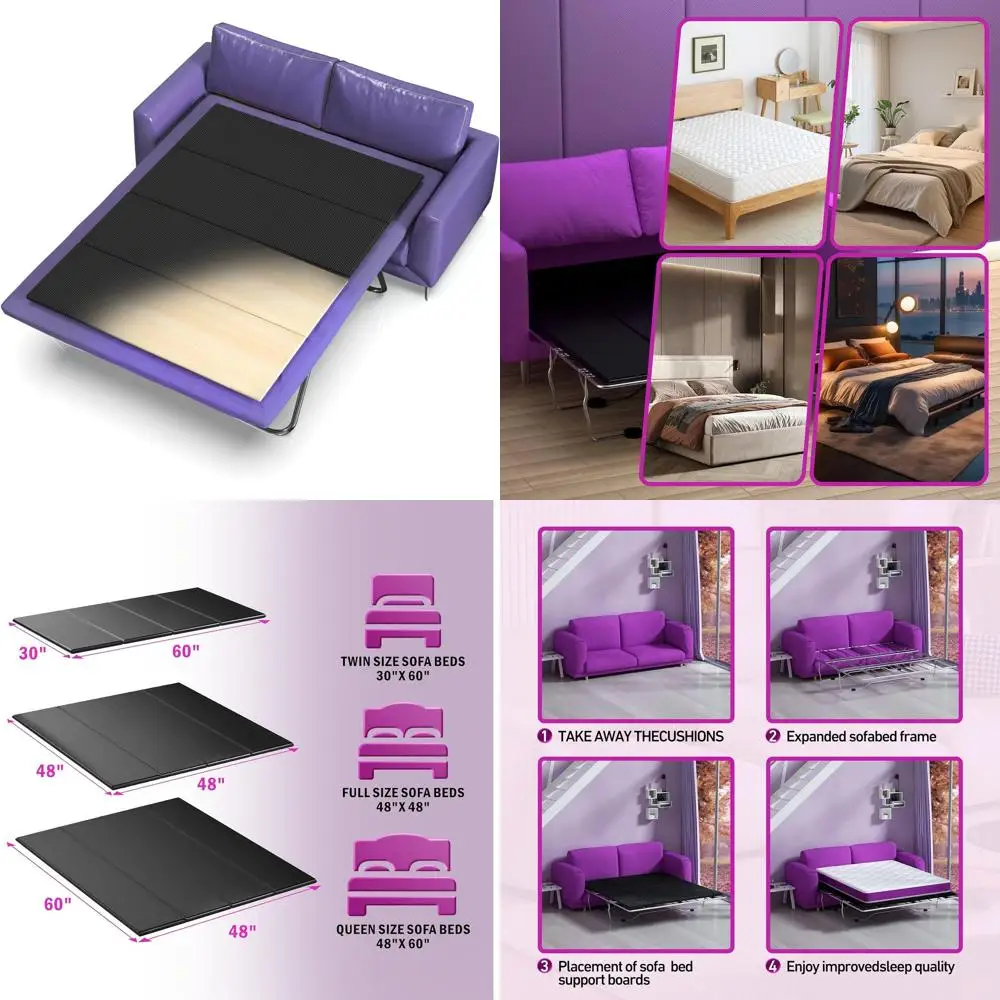 

Складная опора для кровати размера «queen-size» — без сборки, обтекаемый дизайн (48x60)