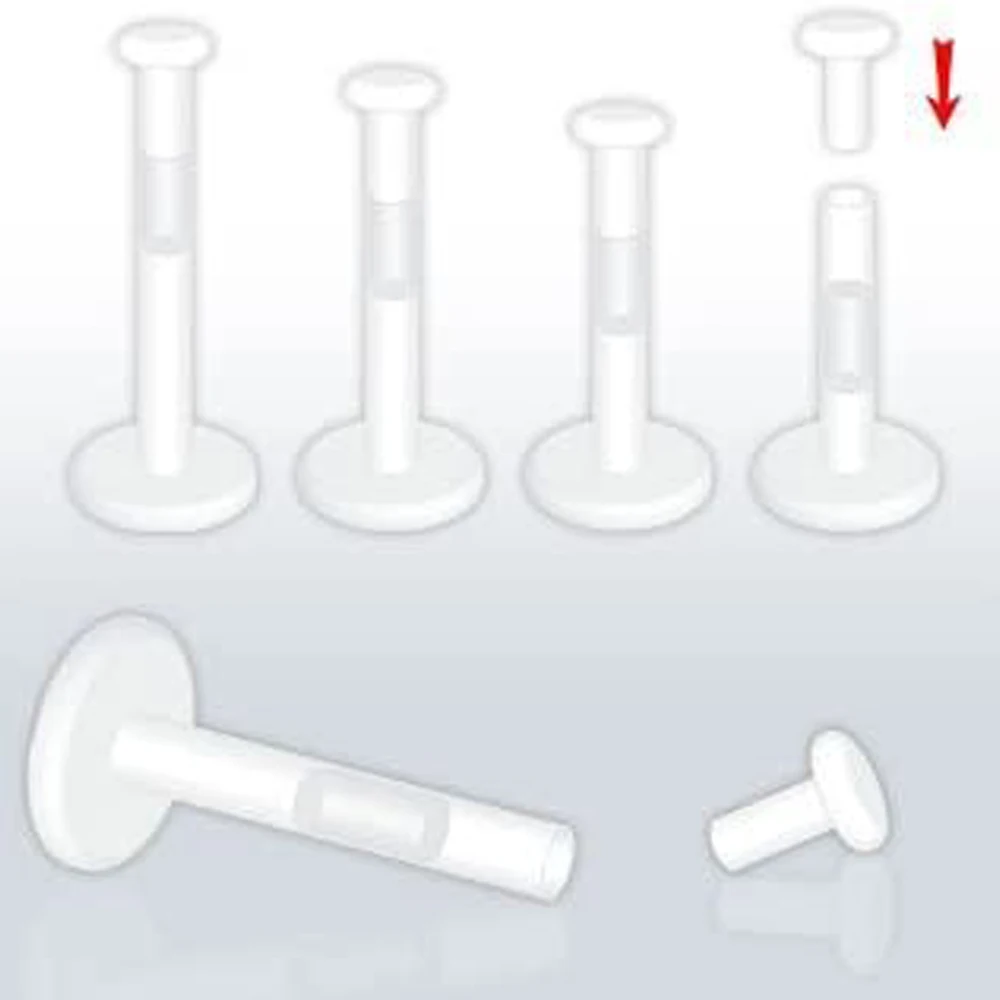 แผ่นกด14-16GA Bioflex แบบแบนขนาด3มม. จำนวน10แพ็คความคุ้มค่า