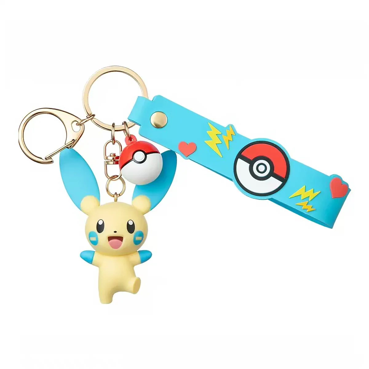 Pokemon Anime Sleutelhanger Hanger Gengar Mimikyu Meowth Snorlax Schattig Karakter Officieel Verzamelbaar Rugzak Autosleutel Decor Speelgoed Cadeau
