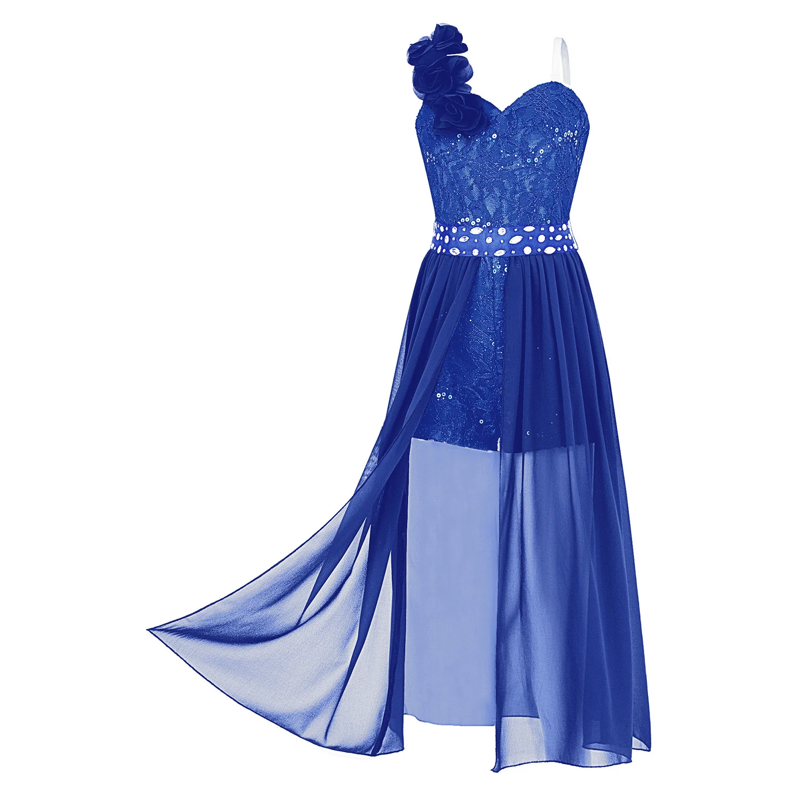 Vestido infantil para niñas, vestido mameluco con diamantes de imitación brillantes, Vestidos de gasa de encaje, Vestidos de fiesta de noche, vestidos de fiesta de boda para dama de honor de cumpleaños