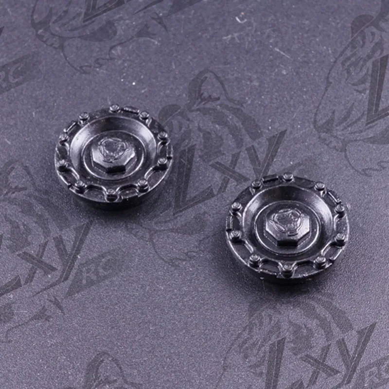 1:14th Scale 2pcs Metal Simulation Bearing Hub Coupler for Tamiya RC Truck SCANIA 770S R620 VOLVO BENZ Arocs MAN TGX Car