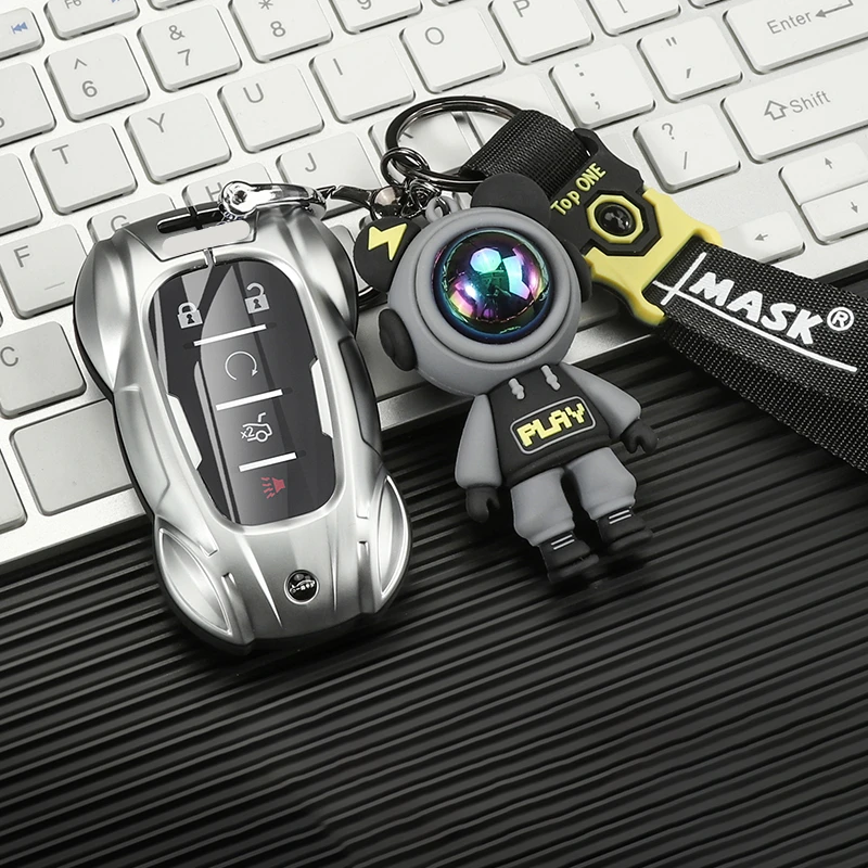 

Metal Car Remote Key Cover Case Holder Protector Shell Bag For Chevrolet Chevy New Malibu Equinox Blazer Camaro Seeker Trax 2025