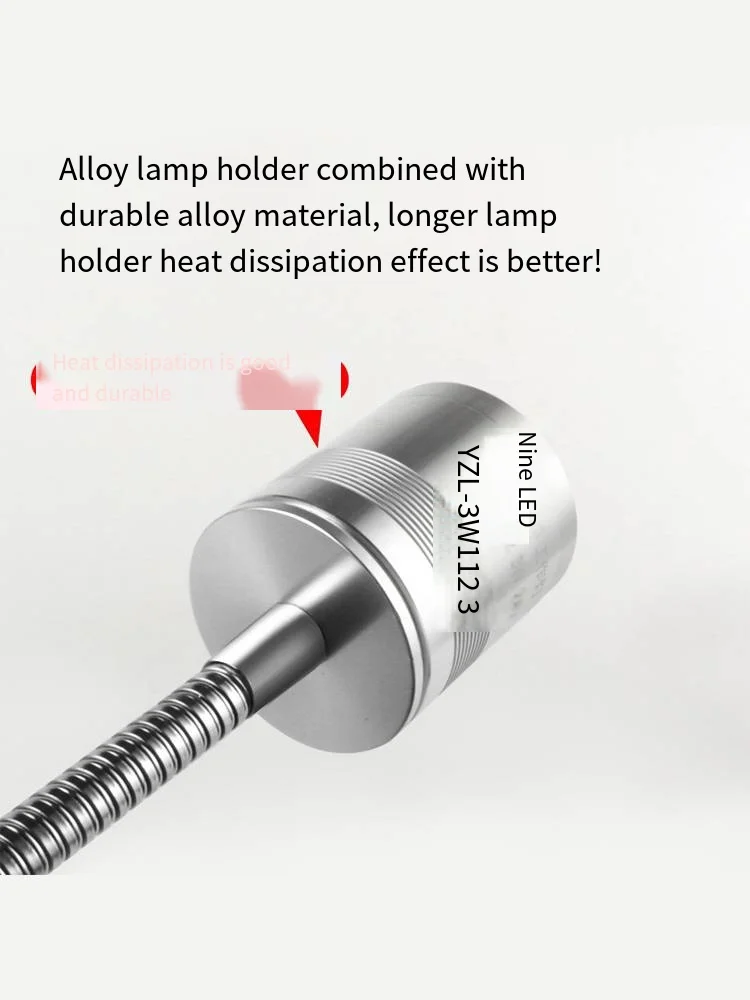 New Design CNC Machine Equipment 24V 220V 1W 3W 5W Magnetic Base LED Machine Tool Work Lights