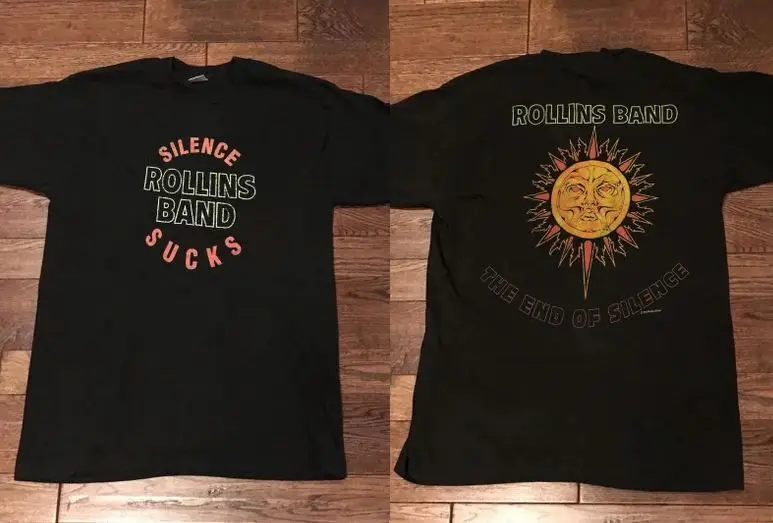 

Vintage Henry Rollins Band 1992 The End Of Silence-Silence Sucks T-Shirt