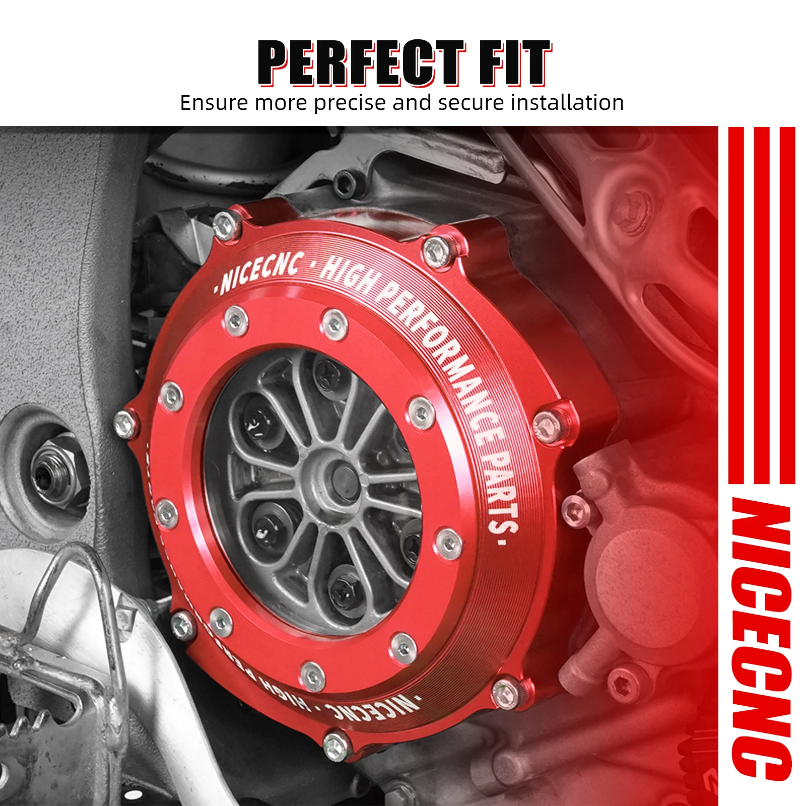 NICECNC Für Yamaha YFZ450R 2009-2023 ATV Motor Klare Kupplungsabdeckung Schutzabdeckung Für Yamaha YFZ450 2006-2009 – Detail 10