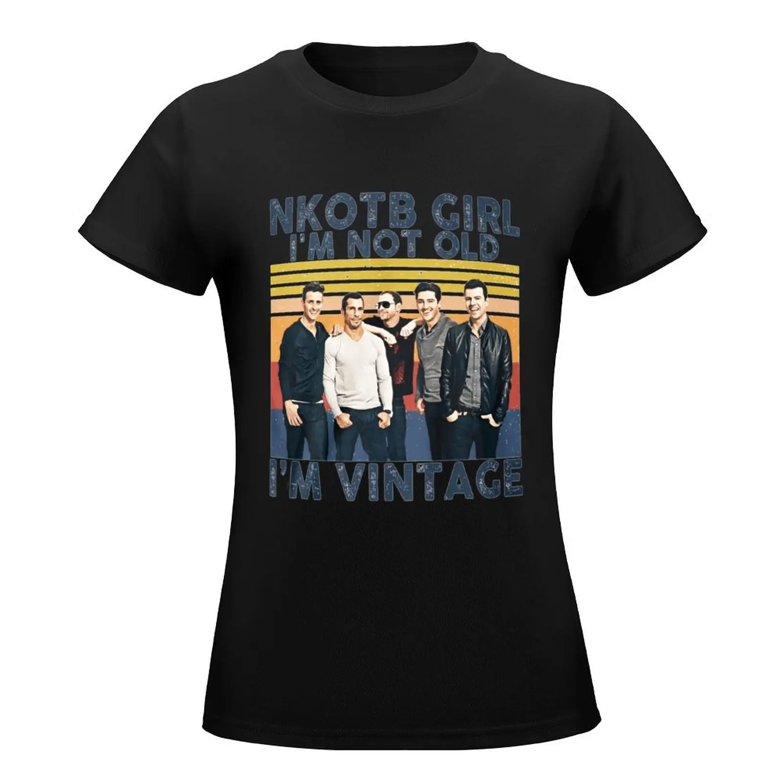 NKOTB Girl I'm NOT Old I'm Vintage Music Gift For Fans, For Men and Women T-Shirt anime clothes animal print tshirts woman