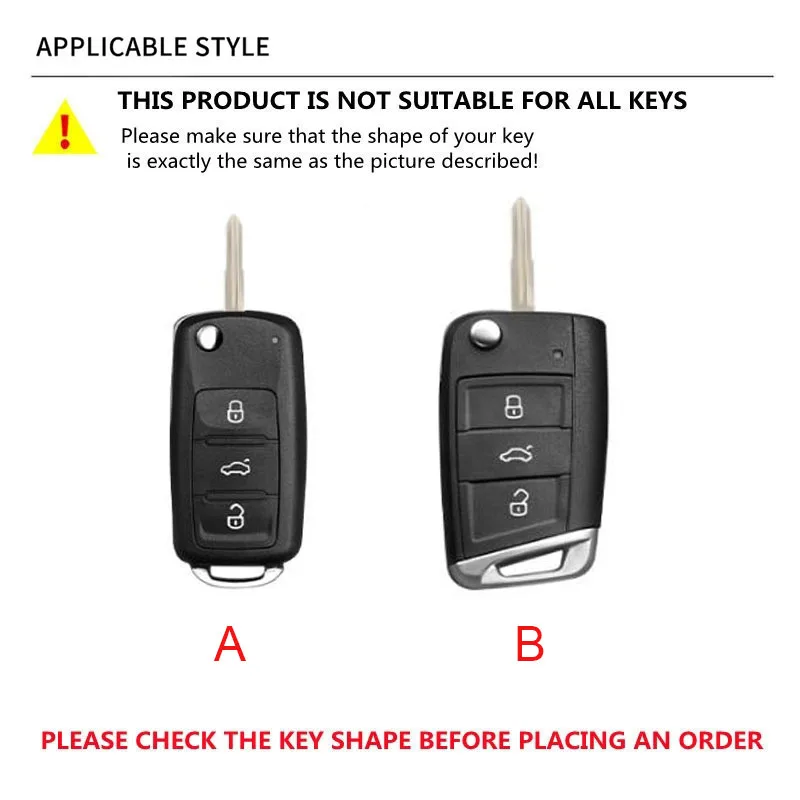 Car Flip Remote Key Fob Case Cover Protector Holder Shell For Skoda Octavia A5 A7 Fabia Superb Kodiaq Karoq Keychain Accessories