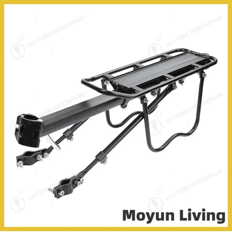 Mountain Bike Carrier With Reflective Plate Riding Equipment Quick Disassembly Aluminum Alloy Bicycle Rear Shelf Bicycle Parts