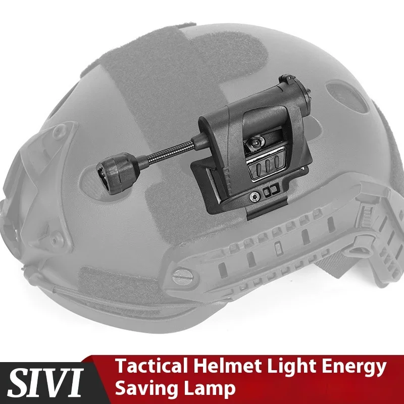 Mpls Charge Helmet Three-Color Signal Light with Base Modular Person Led Arc Accessories Outdoor Tactical Accessory