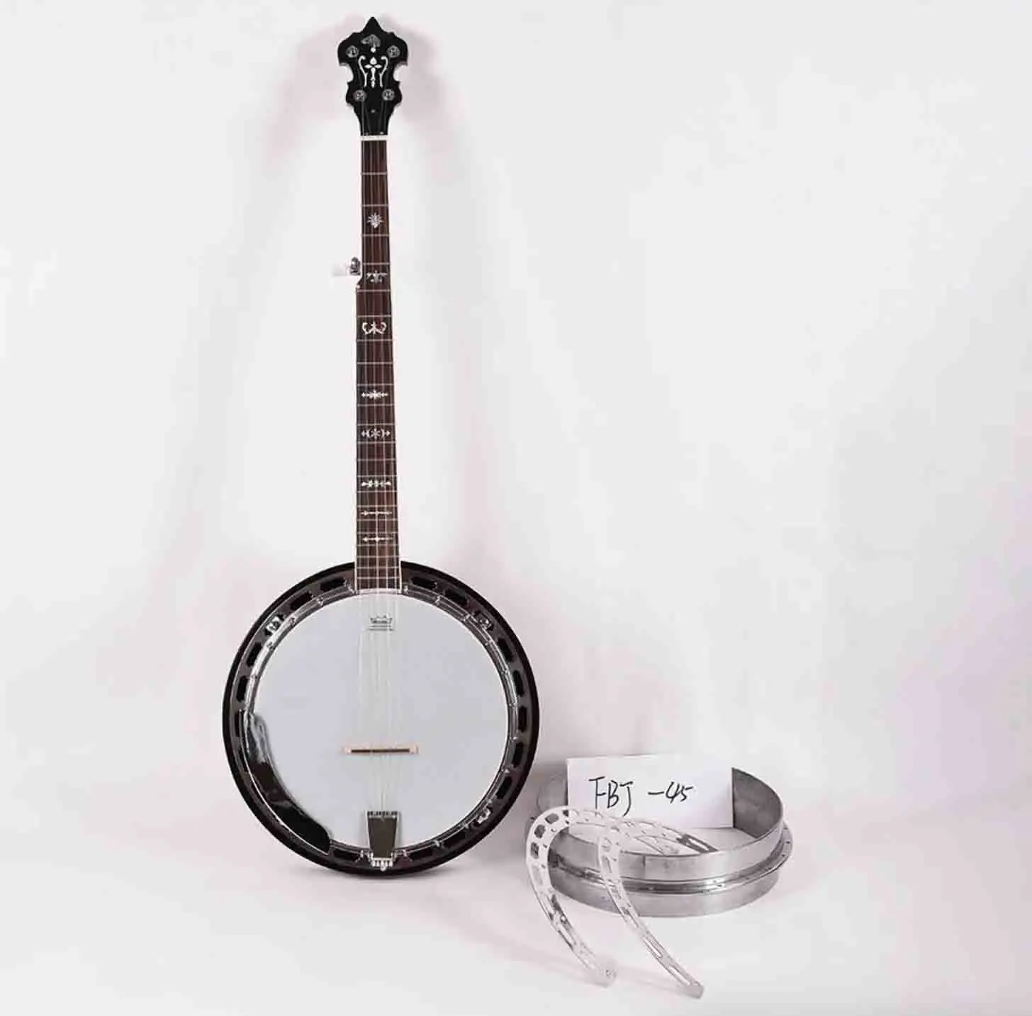 

Custom 5 Strings SOLID WOOD Banjo western instrument,OEM Service