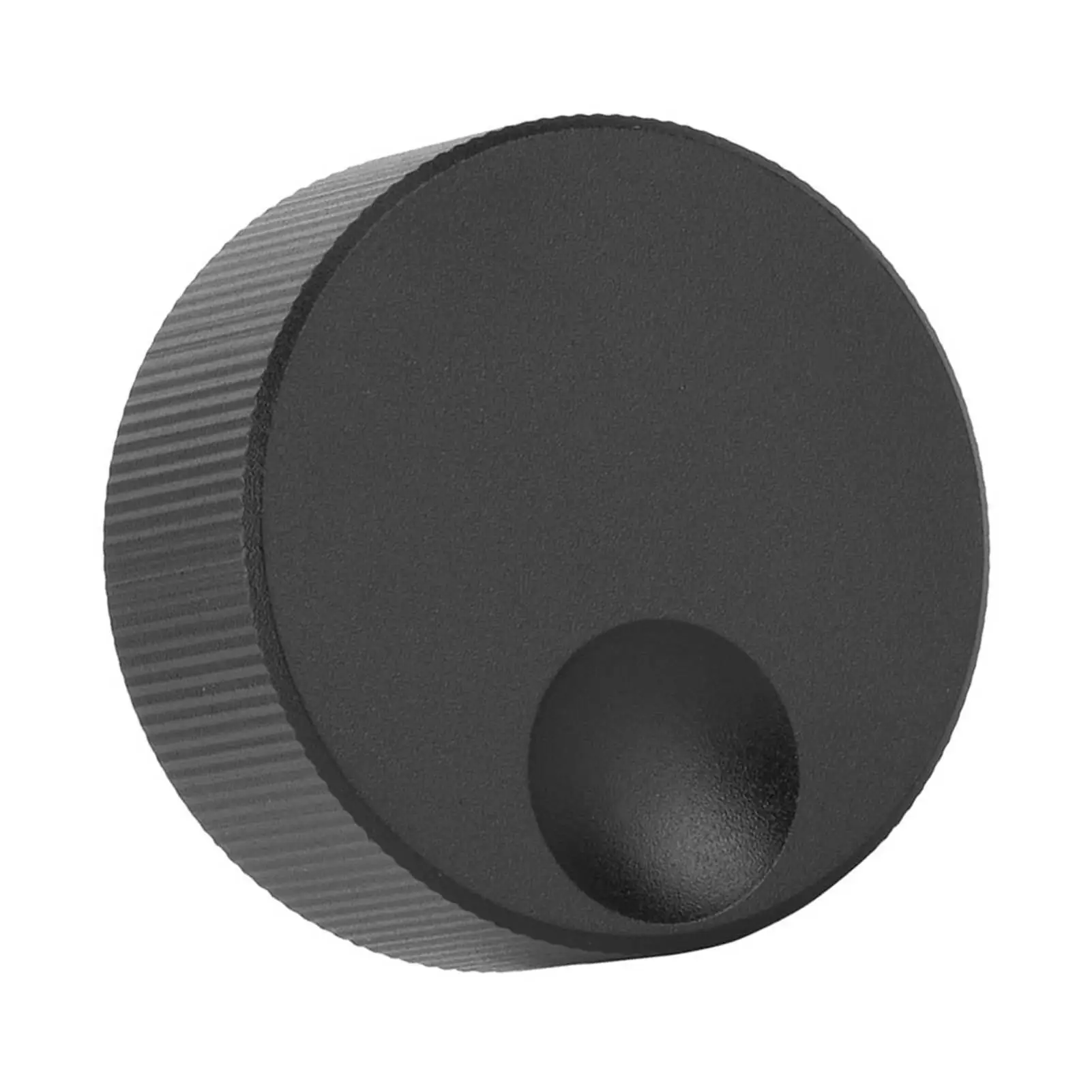 32x13mm Black Frosted Aluminum Volume Control Knob for 6mm Potentiometer - Encoder Knob Upgrade