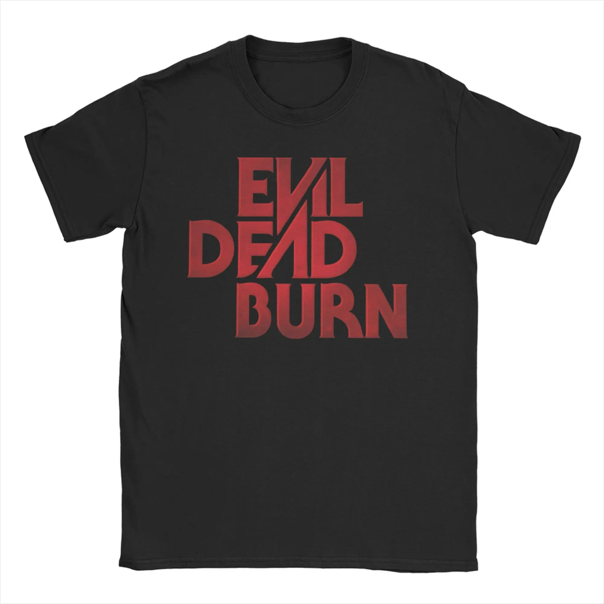 Men Women's Evil Dead Burn! T Shirt  Cotton Clothing Vintage Short Sleeve Round Neck Tees 4XL 5XL T-Shirts