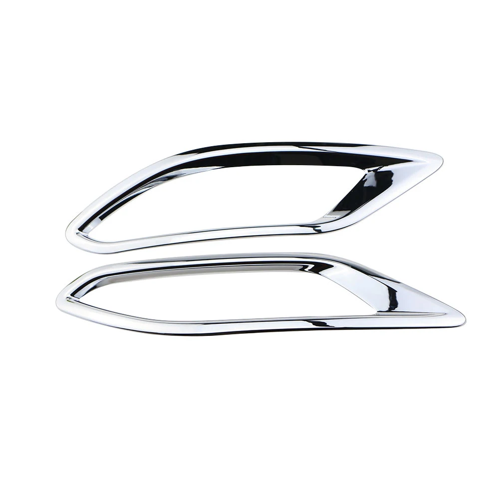 For Honda HRV HR-V Vezel 2014 2015 2016 2017 2018 Chrome Rear Reflector Fog Light Lamp Cover Sticker Decoration Trim Accessories