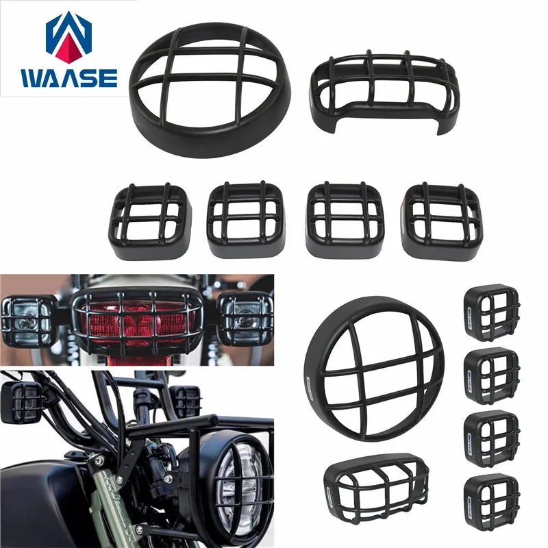 

WAASE For Honda CT125 Trail 125 Hunter Cub 2020 2021 2022 2023 6pcs/set Headlight Turn Signal Taillight Grill Protector Cover