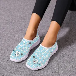 New Protect Teeth Dentist Dental Pattern Women Men Spring Autumn Tennis Shoes Outdoor Work Breathable Convenient Flats Sneakers