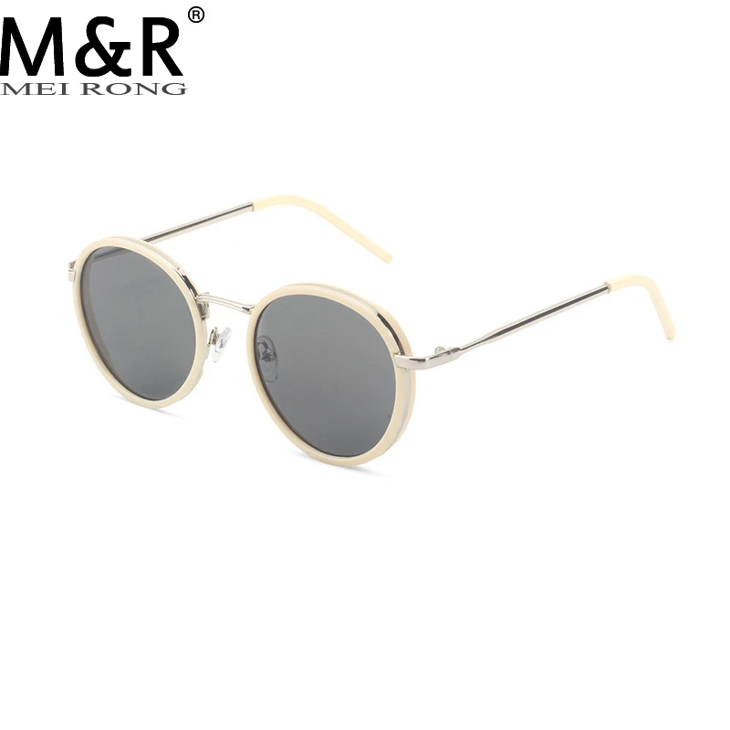 

Trendy New Sunglasses Women's Small Frame Round Frame Shades Retro UV Resistant Fashion Metal Sunnies Gafas De Sol