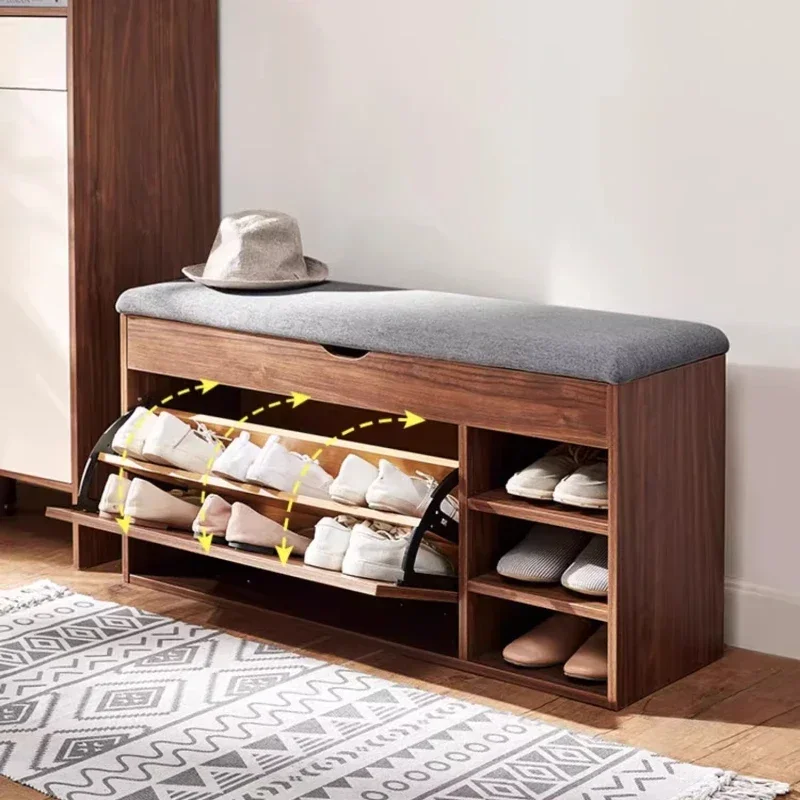 

Organizer Shoerack Living Room Cabinets Furniture Minimalist Modern Shoe Changing Stool At The Entrance Of The Home Shoe Rack