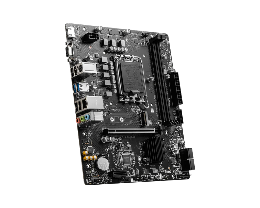 MSI PRO B760M-E DDR4 Motherboard LGA1700 Support i5-12400F 12600KF i7-14700K i9-13900KF CPU M.2 NVME HDMI B760 Mainboard