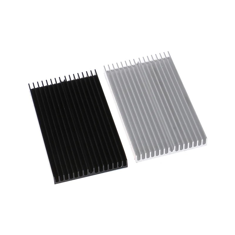 1pc 100*60*10mm With Thermal Conductive Adhesive Aluminum Alloy Heatsink 100MM Cooling Pad LED IC Chip Cooler Radiator Heat Sink