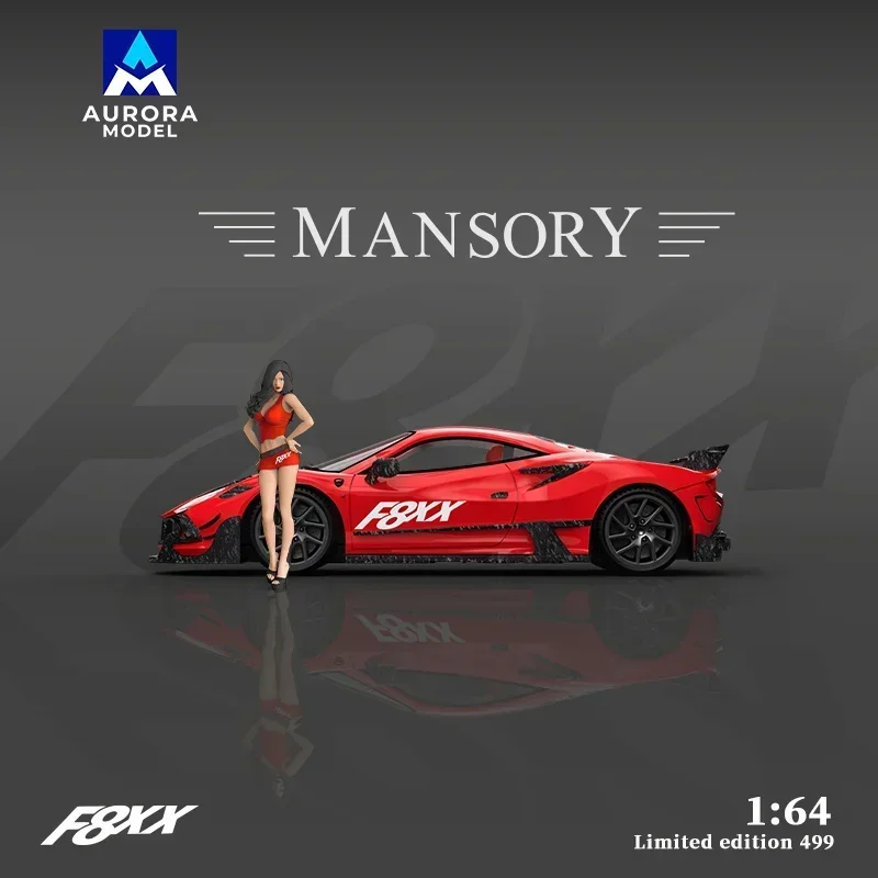 AuroraModel AM 1:64 Tributo Mansory F8XX Limited499 Diecast Model Car