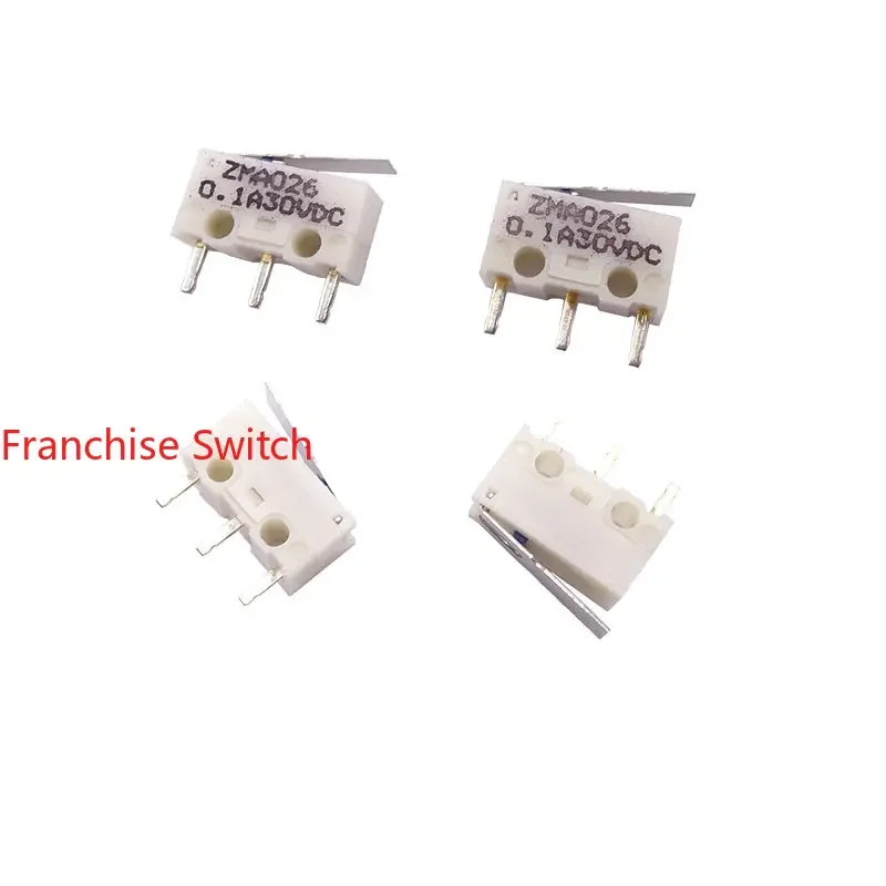 10PCS Mouse Switch Microswitch ZMA026 Limit  0.1A30V With Handle