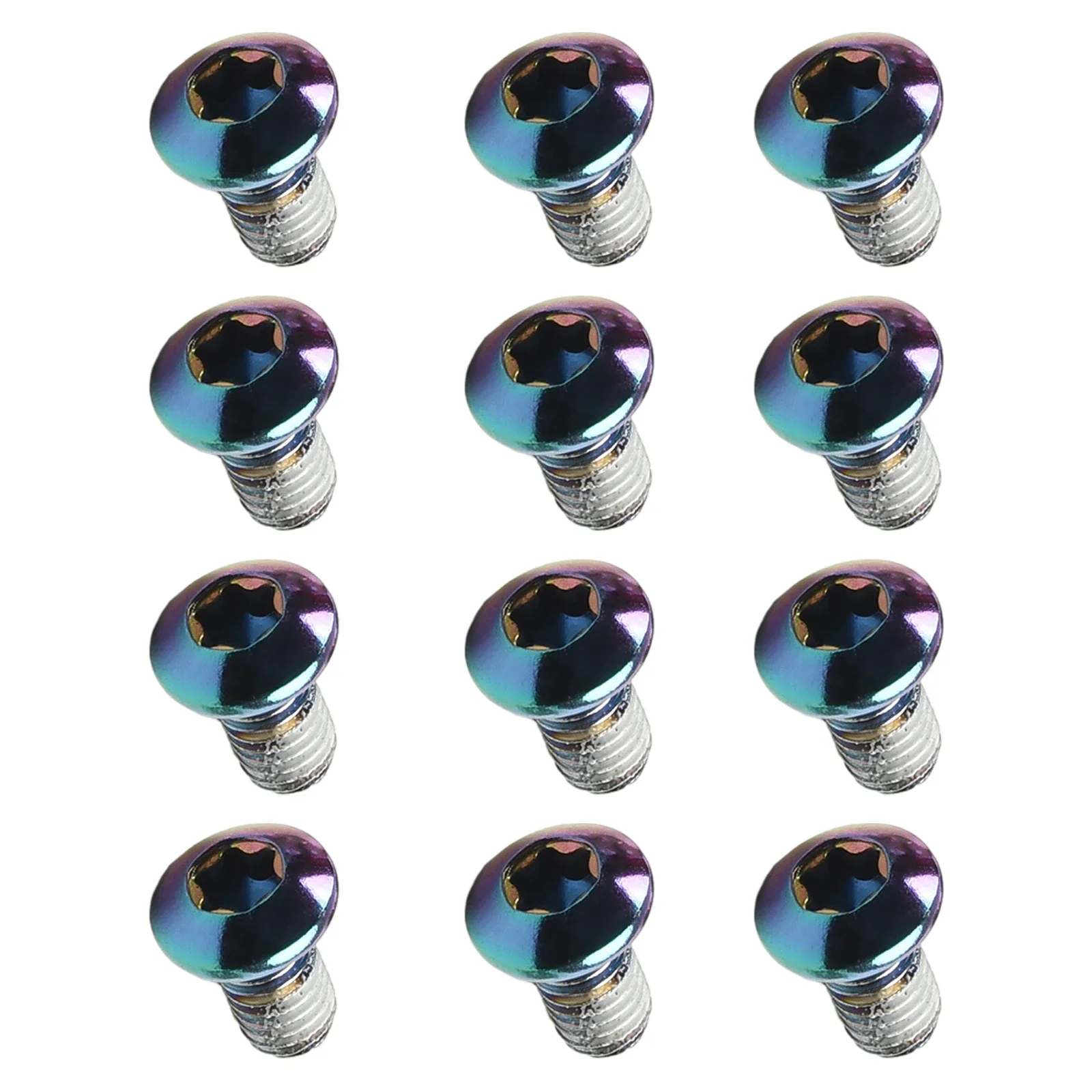 Bolts Nut Screw PRO Oil Slick Stainless Screws Stainless Steel Colorful DNM Mountain Bike 12 Pack High Quality