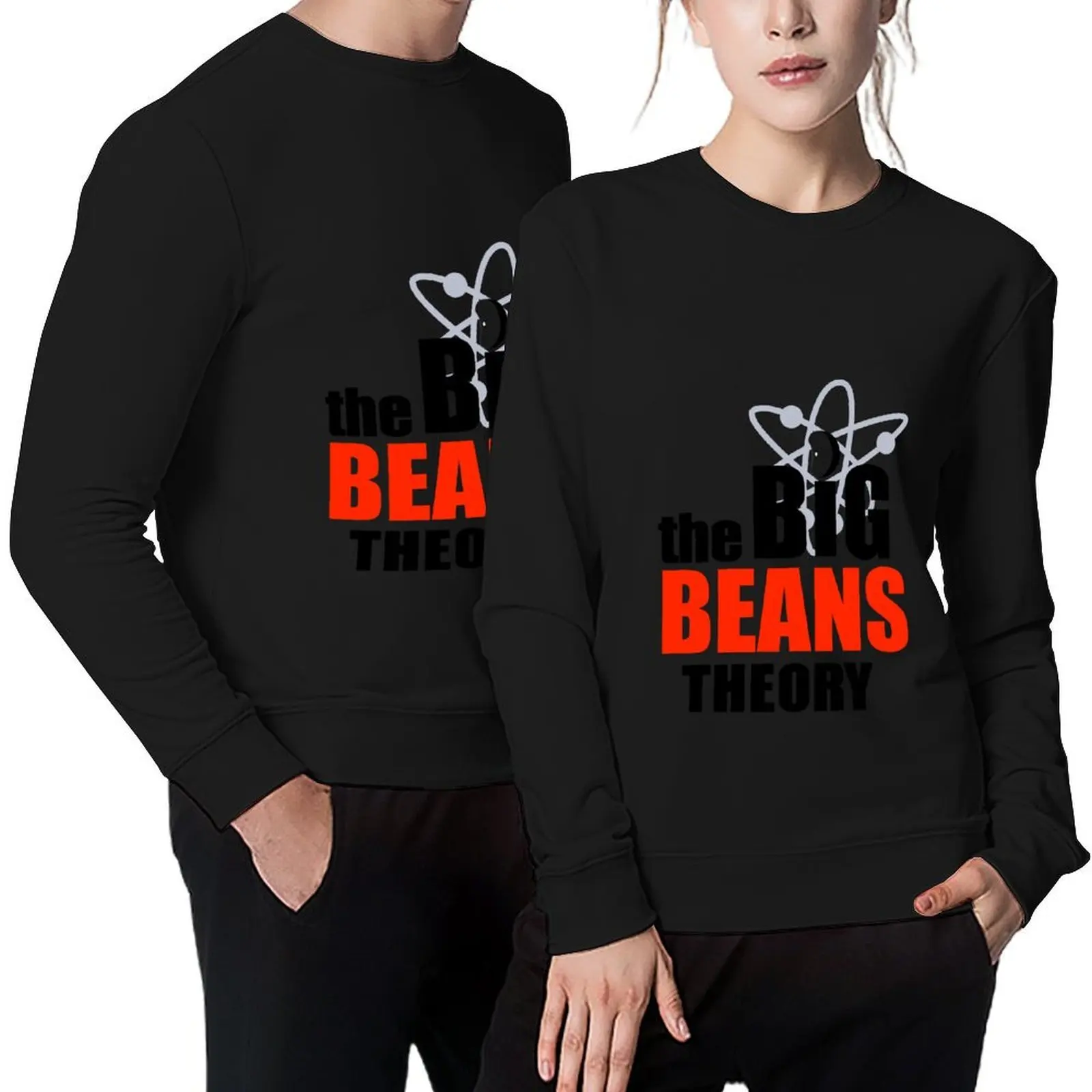 

Big BEANS Theory Pullover autumn clothes korean clothes male clothes men's clothing sweatshirt for men