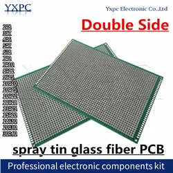 Double Side spray tin glass fiber Universal Printed Circuit PCB 2x8 3x7 4x6 5x7 6x8 7x9 9x15 10x15 10x22 12x18 13x25 15x20 18x30