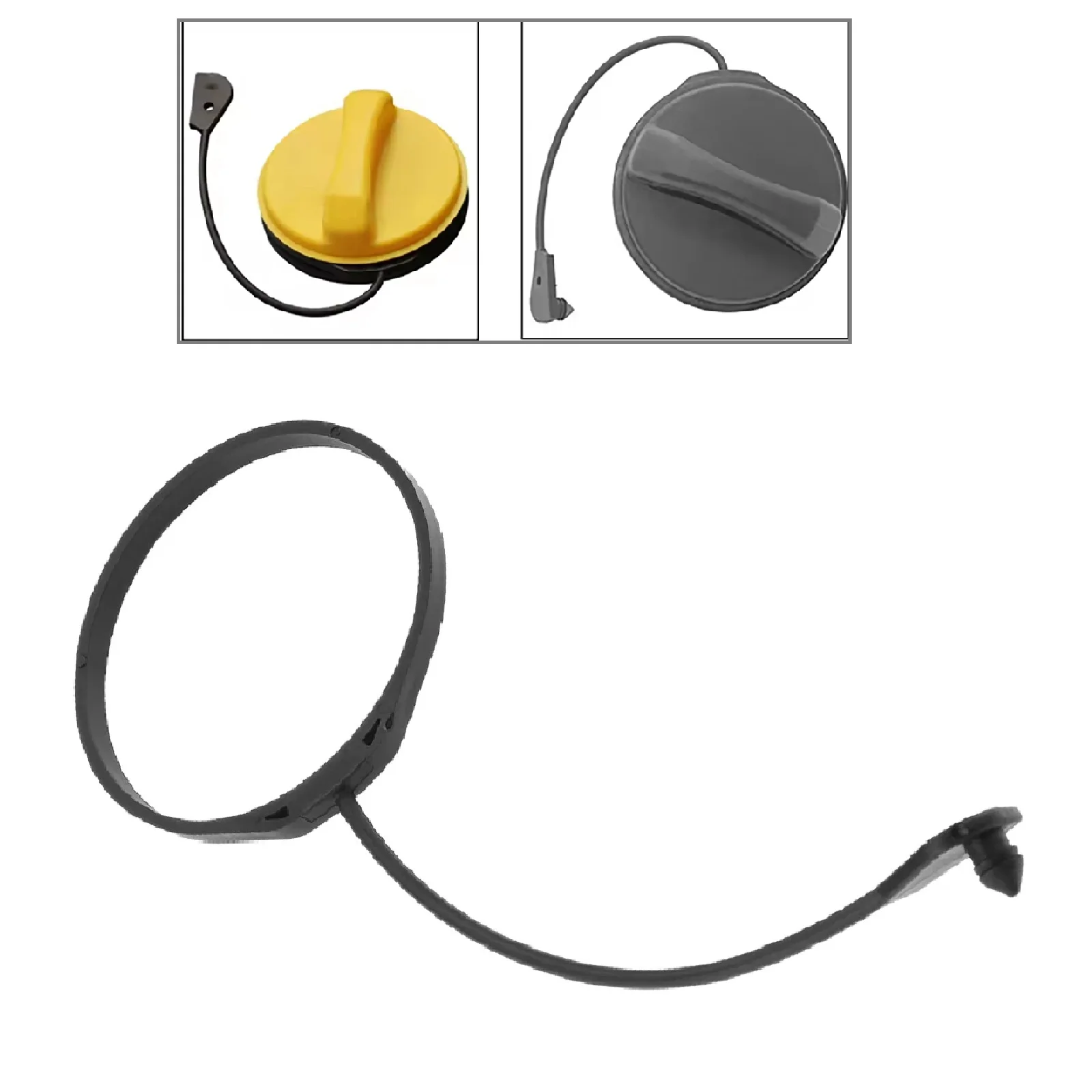 Car Fuel Tank Filler Gas Cap Tether Rope LR053665 LR053666 for Land Rover Range Rover Sport 2006-2013 LR4 2010-2016 LR3 Evoque