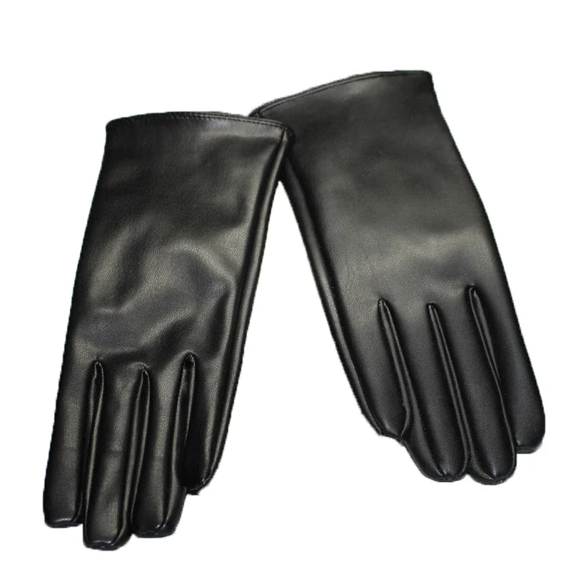 AliExpress NIUPOZ Winter Women PU Leather Plus Plush Thick Velvet Warm Driving Waterproof Glove Female Solid Sport Cycling Windproof Mitten O86