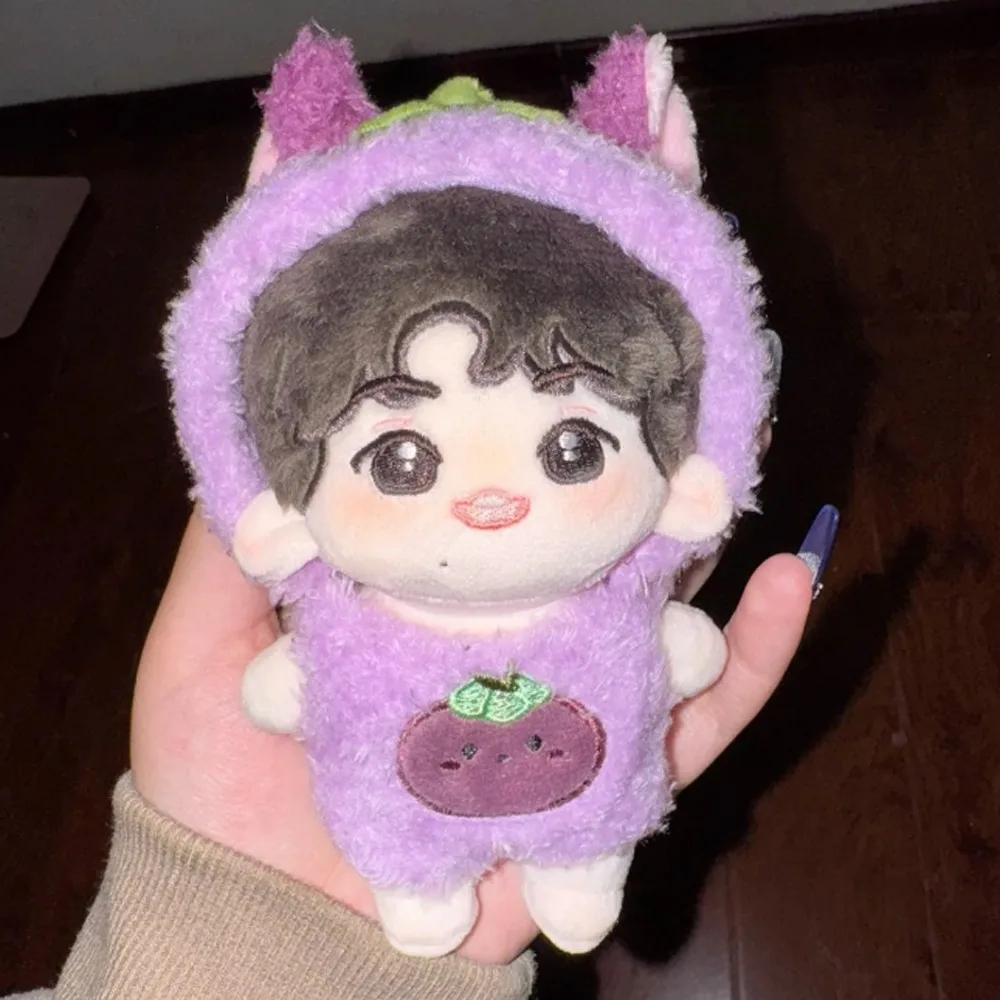 

Fruit Series 10cm Cotton Doll Clothes Grape Suit Doll Clothes Outfit Jumpsuit Lovely Doll Dress Up Set Children's Gift