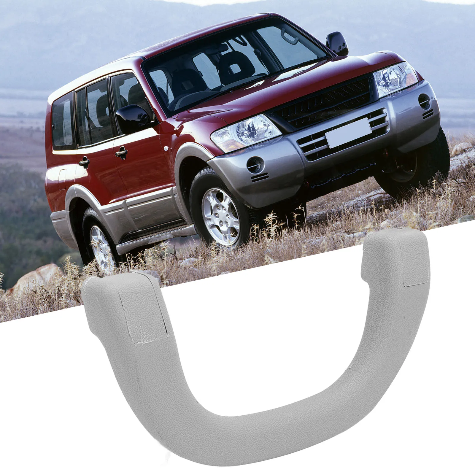 

MB769617 Stable Support Left Right A Pillar Grab Handle Comfortable Touch Scratch Proof Inner for Pajero Shogun V2 V3 V6 V7