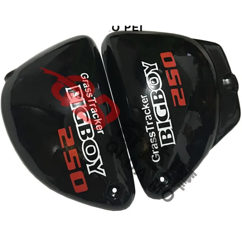 Battery Panel Side Covers For SUZUKI Grass Tracker Bigboy TU250 GB TU250G TU250GB Glossy Matte Black Unpaint