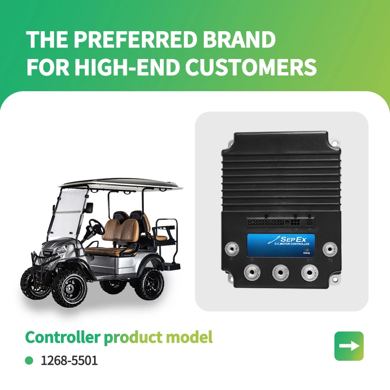 

1268-5501 Controller 48V 500A 0-5k SepEx Programmable Motor Controller for Curtis Golf Cart