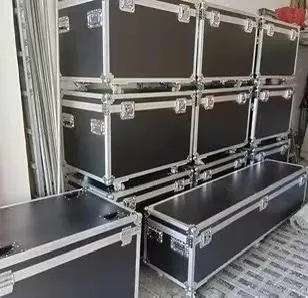 xx-Customizable Large Carrying Flight Case with Foam Interior Hard Aluminum Road Case with Wheels