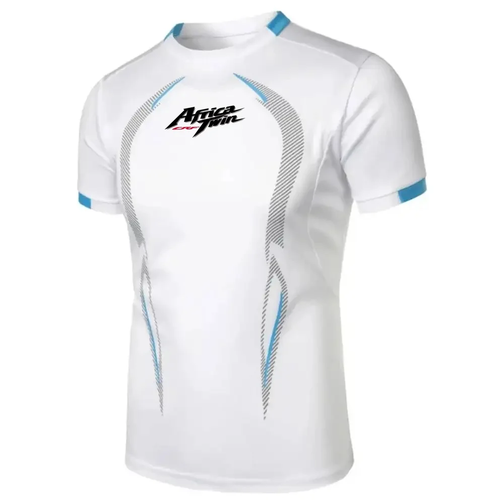 Neue Afrika Twin Crf Motorrad Gym Atmungsaktive T-shirt Männer Schnell Trocknend Jogging T-shirt Männer Training Tees Fitness Tops Laufen T-S