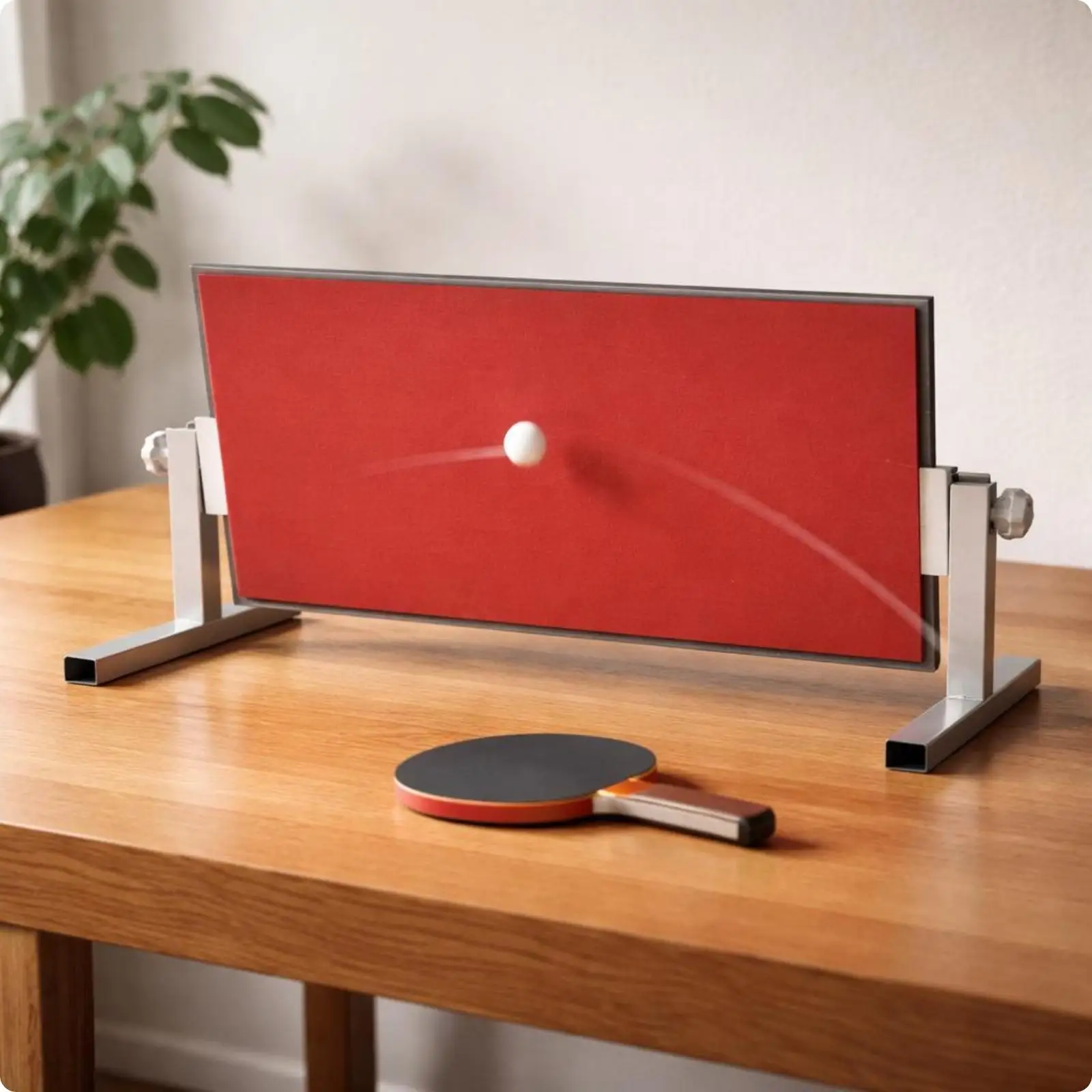 Table Tennis Boards Rebound Trainer Single Player Solo Practice Equipment Wooden Base for Professional Pong
