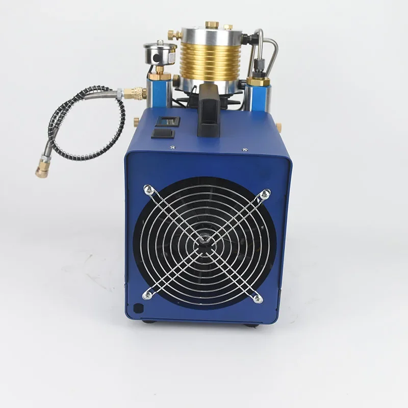 China 4500 PSI/30 MPa High Pressure PCP Air Compressor Pump Booster with Two-stage Compression for Airgu n Riffle Senapan Angin