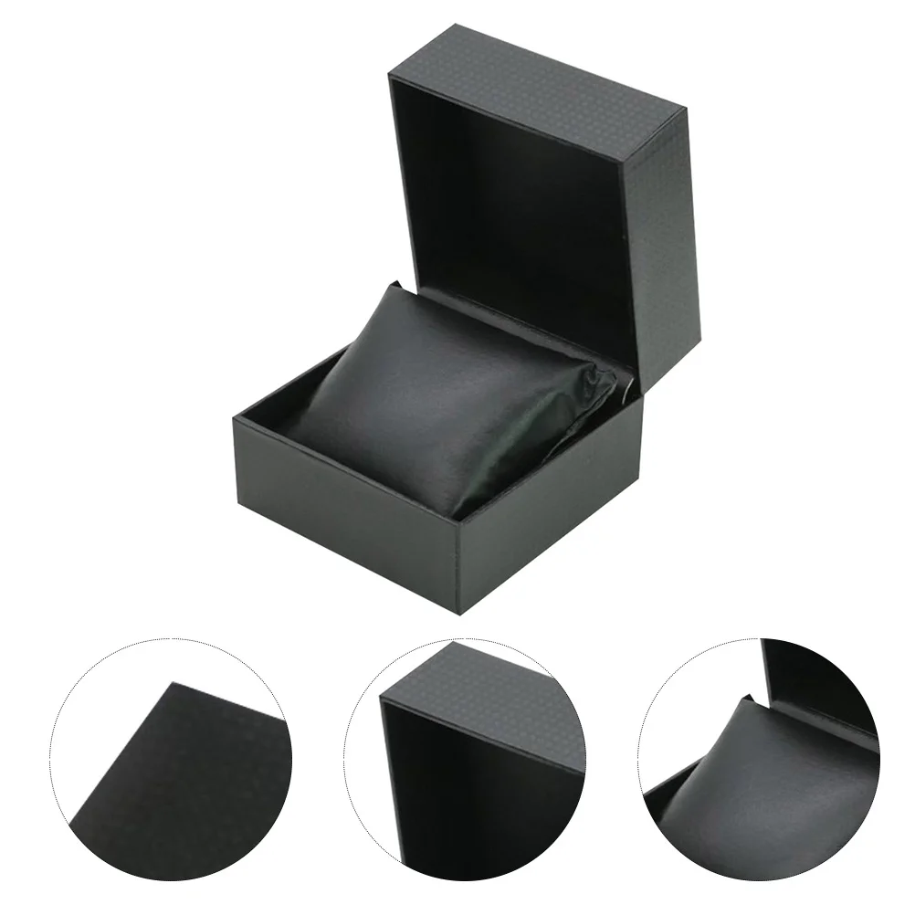 

Watch Storage Box Pu Soft Pillow Waterproof Compact Travel Organizer Display Case For Watch Packaging Bangle Display