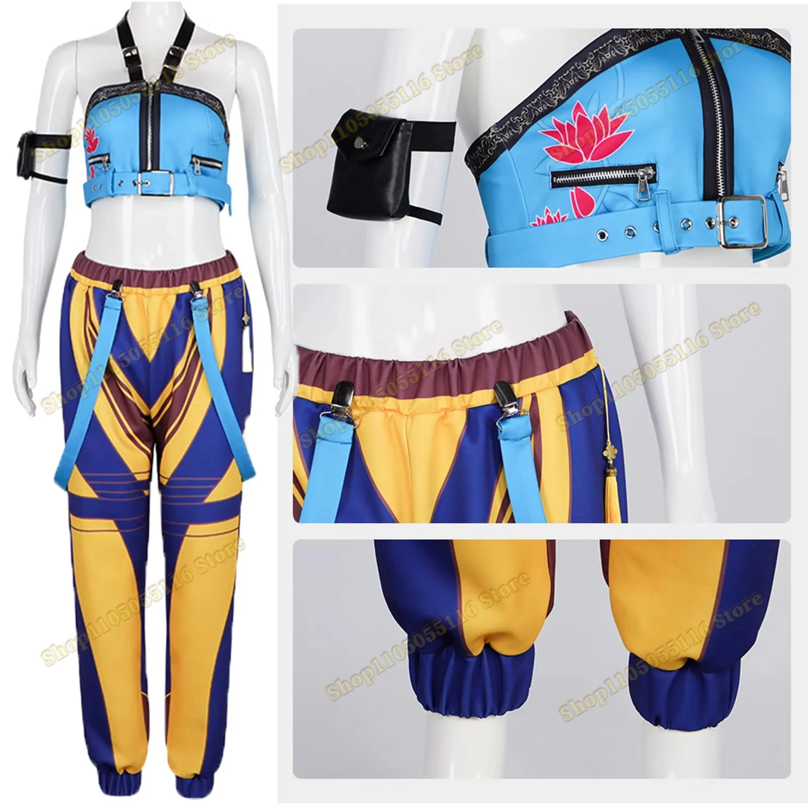 Hot KPop Demon Hunters คอสเพลย์เครื่องแต่งกายสําหรับเด็ก Zoey คอสเพลย์แฟนตาซีชุดสวมบทบาทวิกผมแหวนฮาโลวีน Carnival Party ชุด